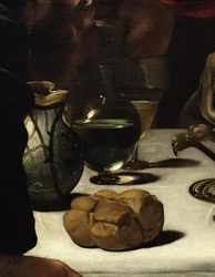 Le Souper à Emmaüs, 1601 (détail)